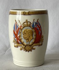 Vintage Myott 1910-1935 Silver Jubilee King George V & Mary Commemorative Cup