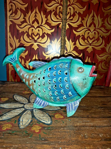 Indian hand painted - painted, recycled