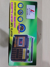 Boombox Portable Retro Cassette Tape Player and Recorder with AM/FM/SW1-2 Fou...