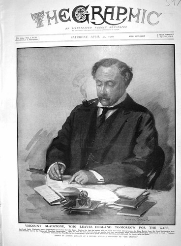 Antique old print viscount - old,