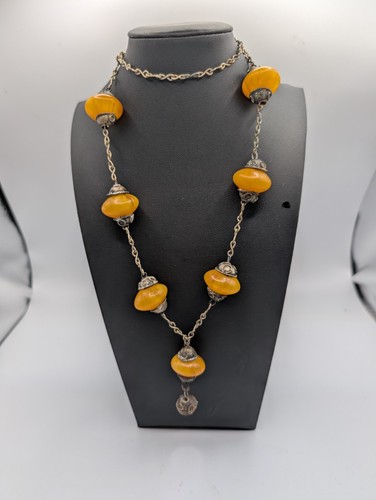 Vintage silver tone - vintage, yolk