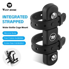 WEST BIKING Bike Bicycle Cup Holder Water Bottle Cage Mount Drink Bike Adapter