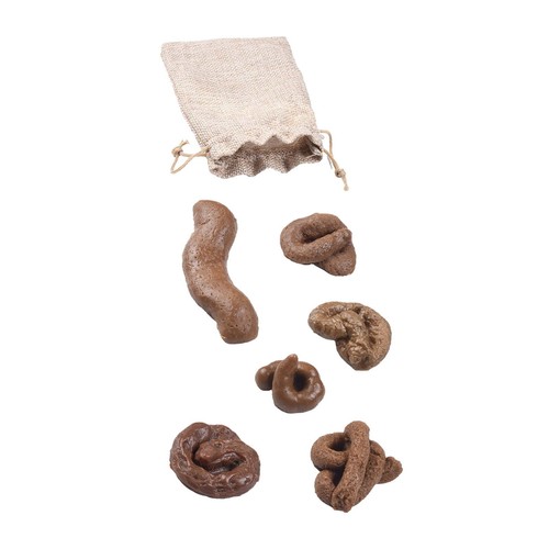 Realistic sticky fake dog - fake, poo