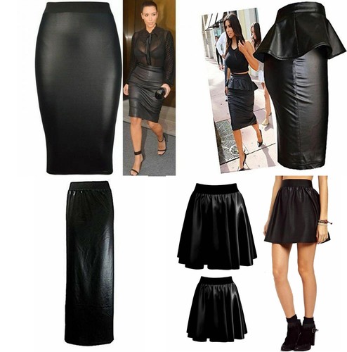 Ladies faux leather wet - ladies,
