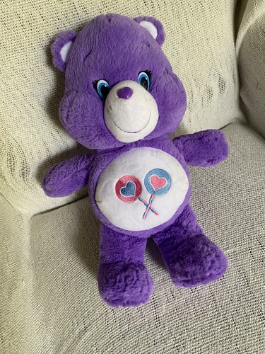 Care bears purple plush toy - care,