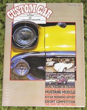 CUSTOM CAR Magazine July 1984 - MACH 1 MUSTANG - 57 CHEVY NOMAD - MARINA PICKUP