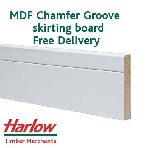 Skirting board mdf white - skirting,