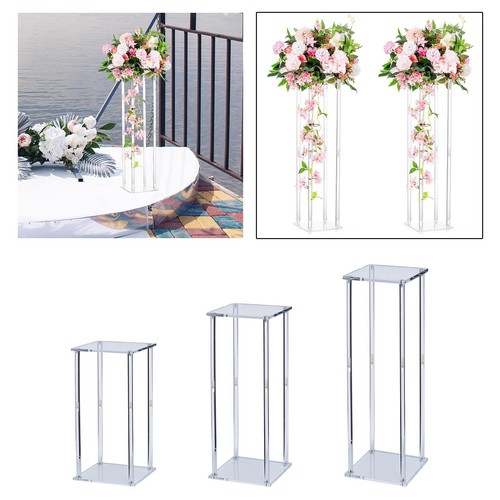 Acrylic vases wedding - acrylic,
