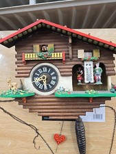 Vintage cuckoo clock black - vintage,