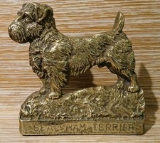 Vintage Brass Sealyham Terrier