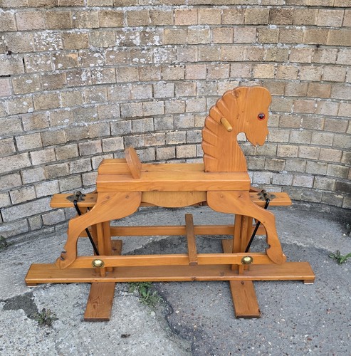 Vintage wooden rocking - vintage,