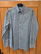 GANT Mens Regular Fit Long Sleeve  Shirt - Heather Pinpoint Oxford Blue