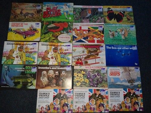 Brooke bond tea cards job - bond, lot