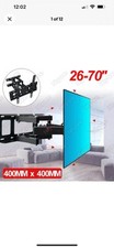 TV Wall Bracket Mount Corner Tilt Swivel 32 37 40 47 50 55 60 65 70 inch LED LCD