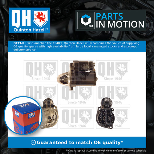 Starter motor qrs2033 quinton - starter,
