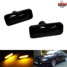 2x Black Lens Side Indicator
