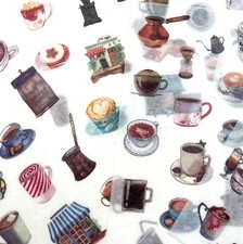 Coffee Drink Washi Paper