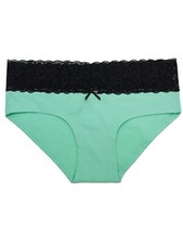 Ladies/Girls size 10-12 La Senza lace trim hiphugger knickers panties Spearmint