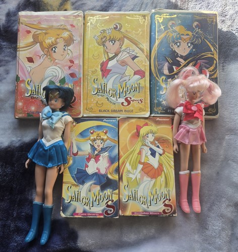 Sailor moon 1995 vhs - moon,