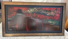 Linda Charles Original Oil “Dancing with Fire” Framed Castle Galleries