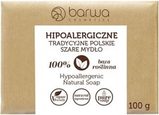 Barwa Traditional Polish Gray Soap Bar Natural Hypoallergenic Szare Mydlo 100g