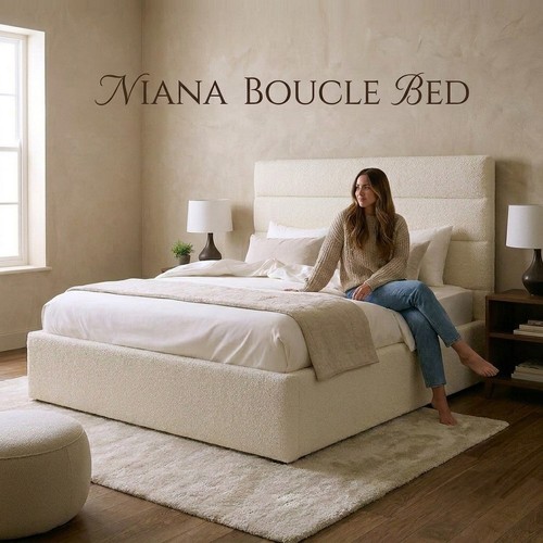 Niana teddy boucle upholstered - teddy,