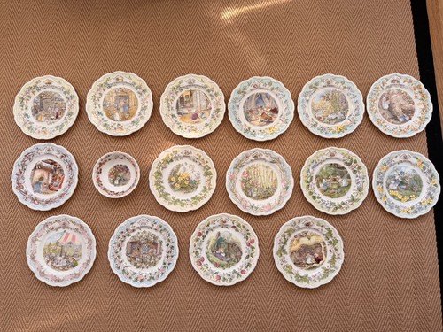 Brambly hedge plates - hedge,