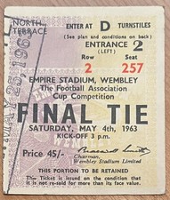 GENUINE FA CUP FINAL MAY 1963