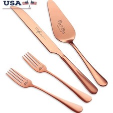 Engraved Wedding Cake Knife &