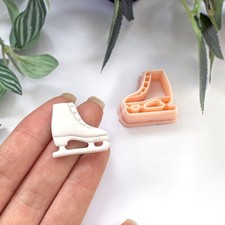 Ice Skate Clay Cutter | Skating Boots Christmas Polymer Earring Makers Xmas Tool
