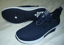 Crosshatch Boys New Navy Blue Mesh Trainers Shoes UK 2 Eu 34