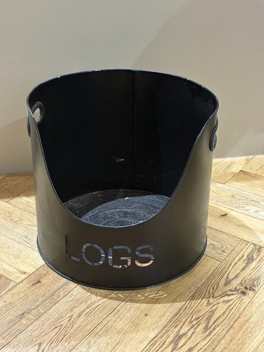 Log bucket kindling - log, wood