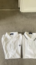 X2 White Fred Perry Polo