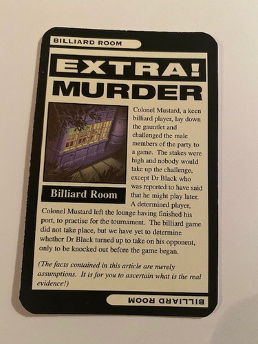 Cluedo 1996 spare - cluedo, spare/replacement