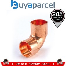 1-25 Pack 15mm End Feed Copper 90 Degree Elbow Plumbing Fitting Bend 