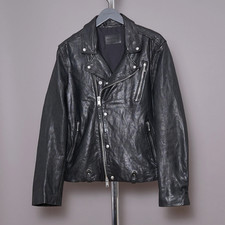 All saints leather jacket mens - saints,