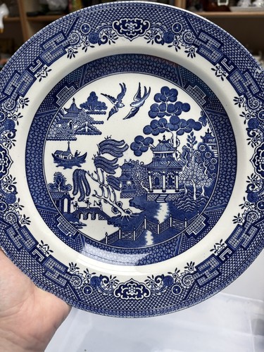 Vintage blue willow - blue, churchill