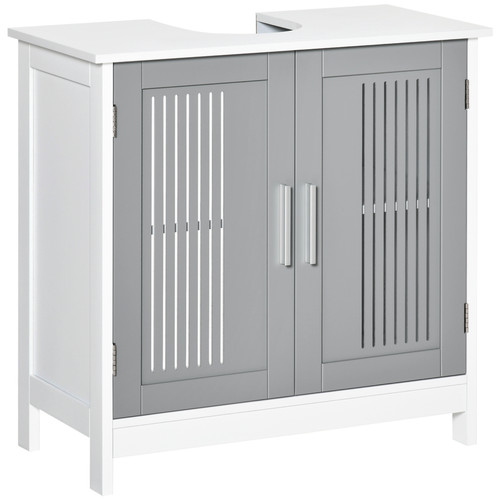 Under sink cabinet grey mdf - sink,