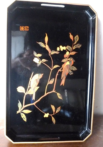 Vintage black lacquered - black,