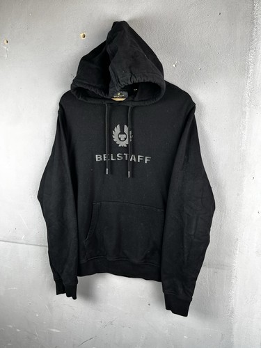 Belstaff hoodie big logo size - big,