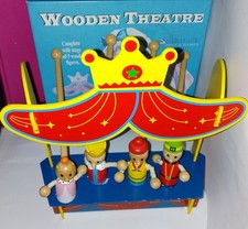 Wooden Theatre with 4  wooden
