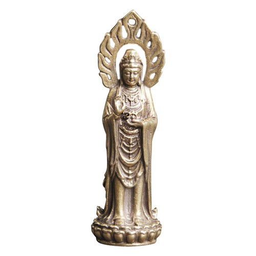 Kuan yin statue brass buddha - kuan,