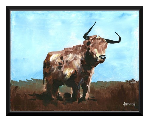 Highland cattle bull original - bull,