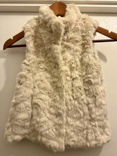 ZARA Girls Faux Fur Gilet Vest