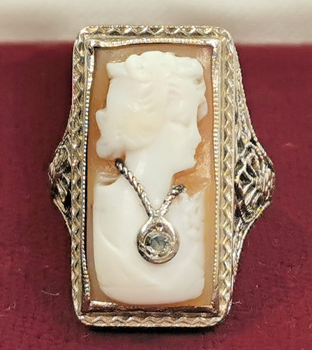 Vintage art deco 14k - art,