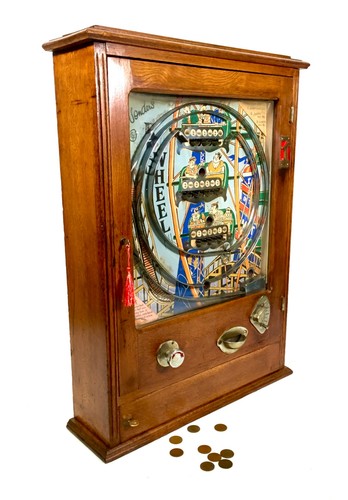 Antique giant 1950s big wheel - antique,