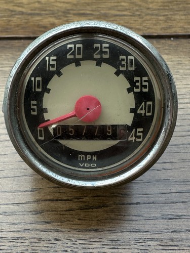 Vintage vdo mph speedometer - vintage,
