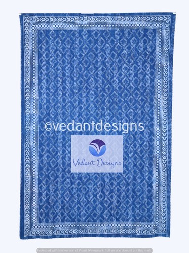 Embroidery single kantha quilt - single,