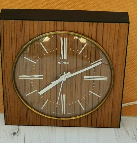 Vintage wall clock metamec - clock,