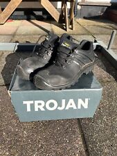 Trojan Cronos Steel Capped Safety Shoe Black - Men's Size 10